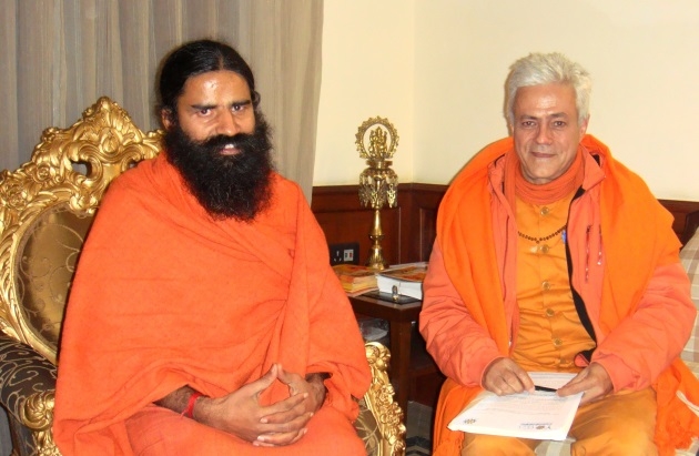 Encontro com Baba Ramdev, Patañjali Yogapeeth, Haridvar, Índia - 2010, Janeiro
