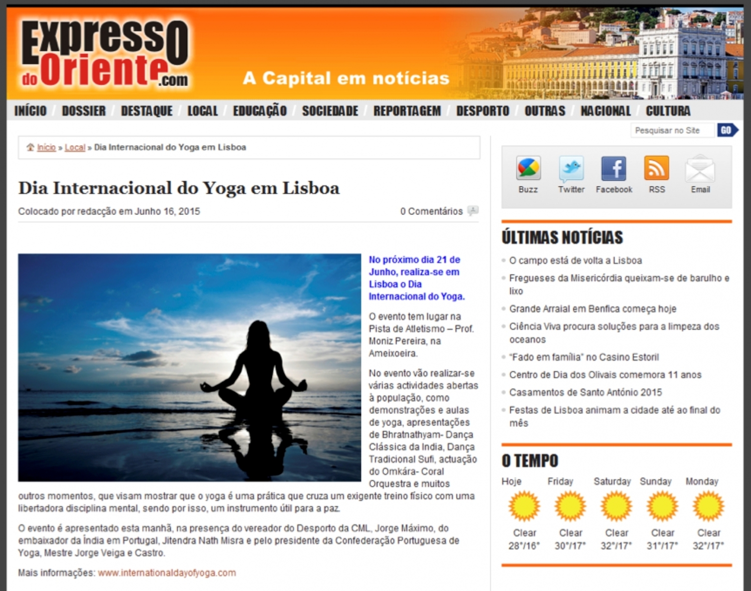 Expresso do Oriente - 2015, junio, 16