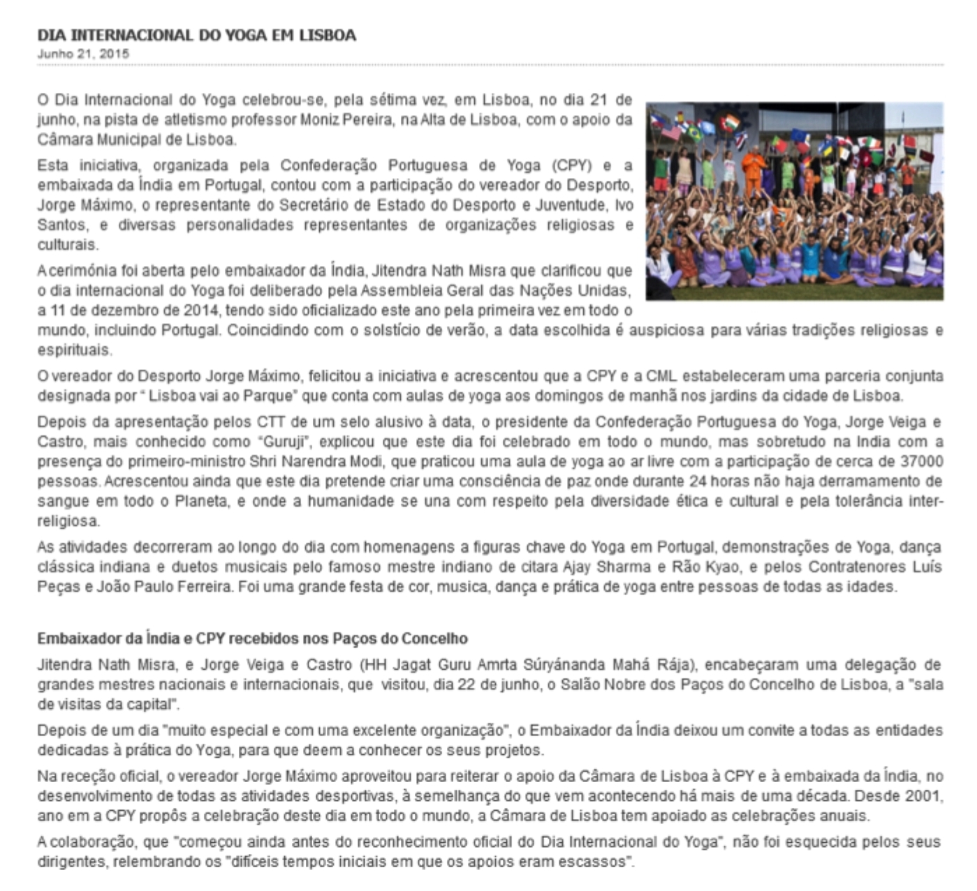 Sitio de la CML - 2015, junio, 21